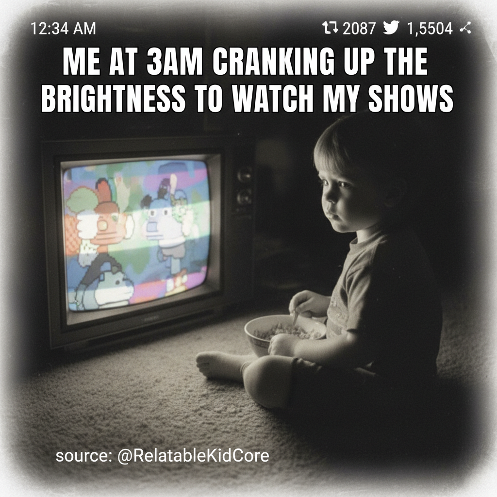Remember when the biggest decision was which cartoon to watch? Simpler times.