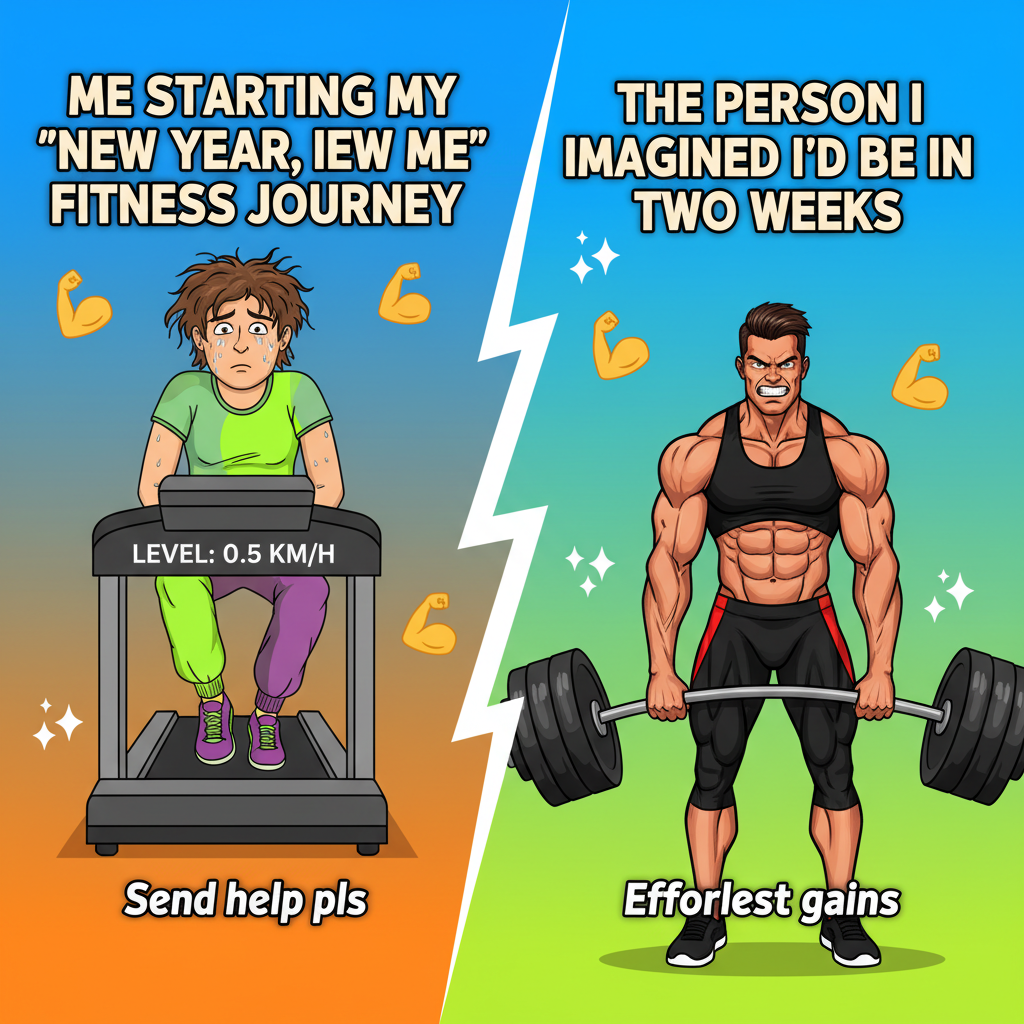 Me at the gym vs. the person who clearly lives there. We are not the same.