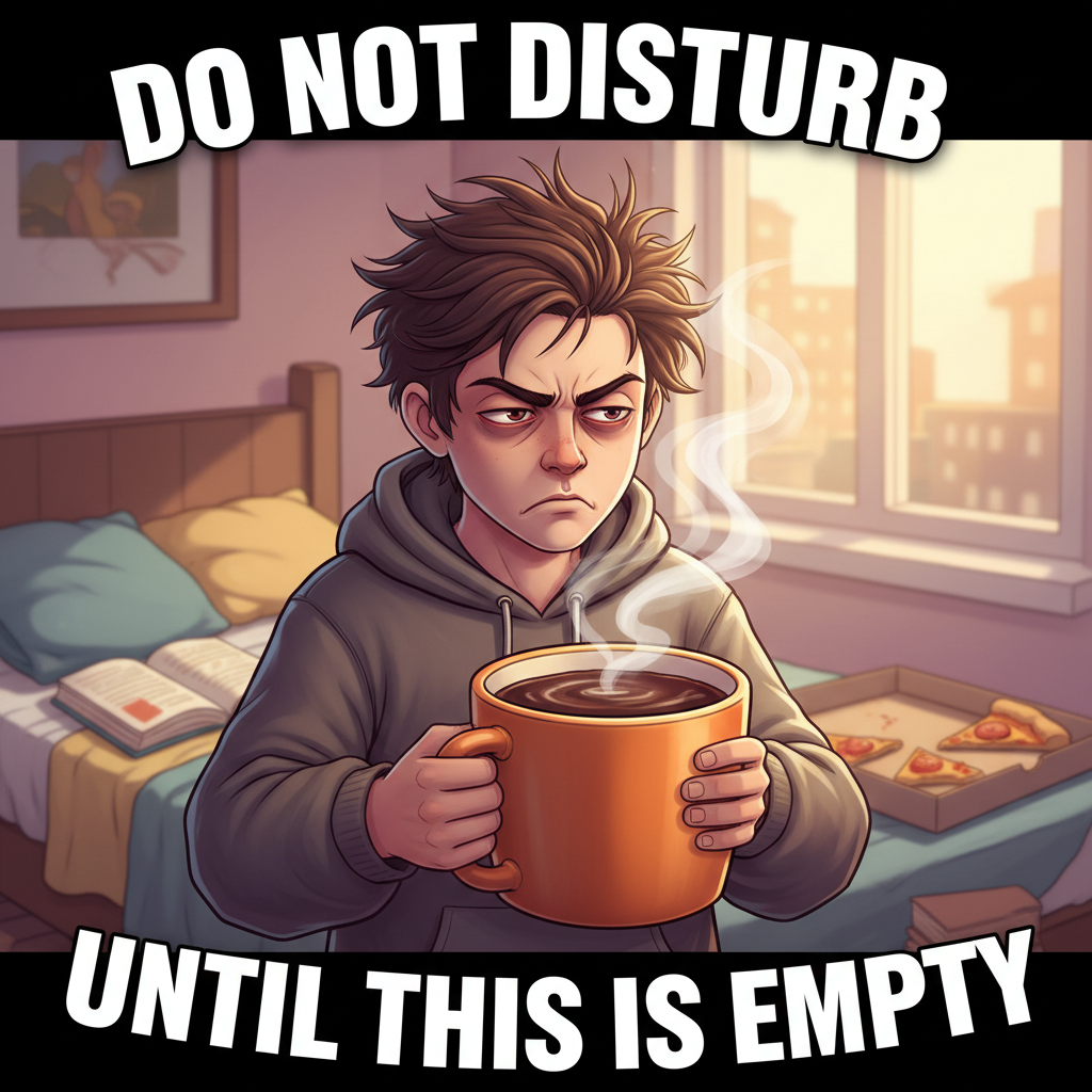 My blood type is coffee. My personality type is also coffee. Don't talk to me pre-coffee.