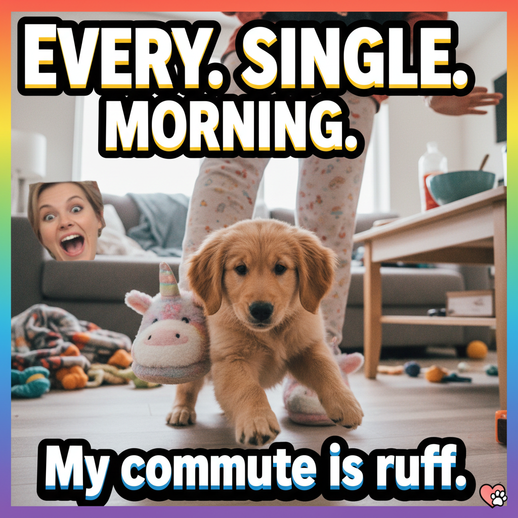 My pet's love language is tripping me every time I walk. Worth it.