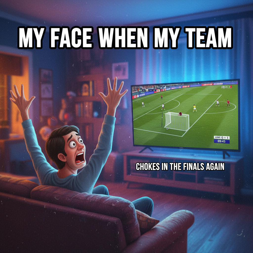 My team lost. I'm legally required to overreact for the next 24 hours.