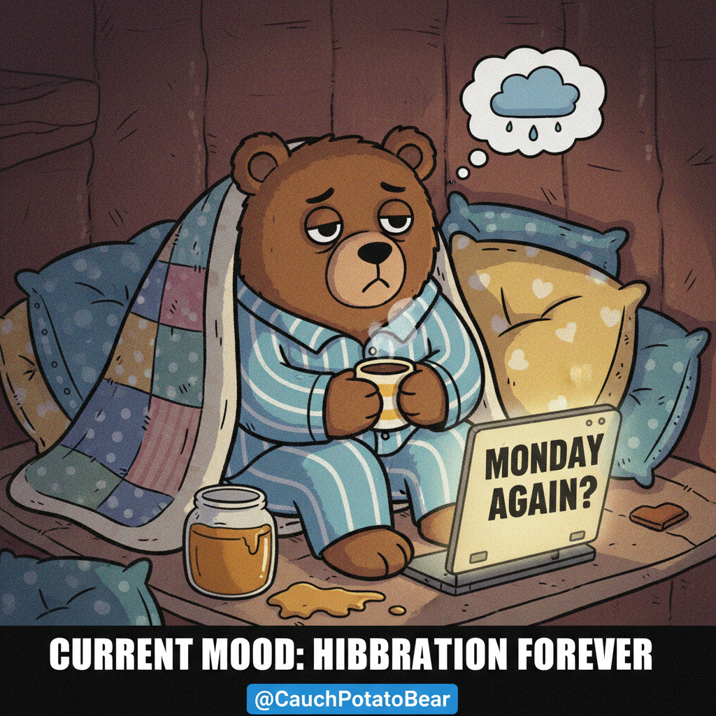 Seasonal depression is just my body's way of telling me it's hibernation season.