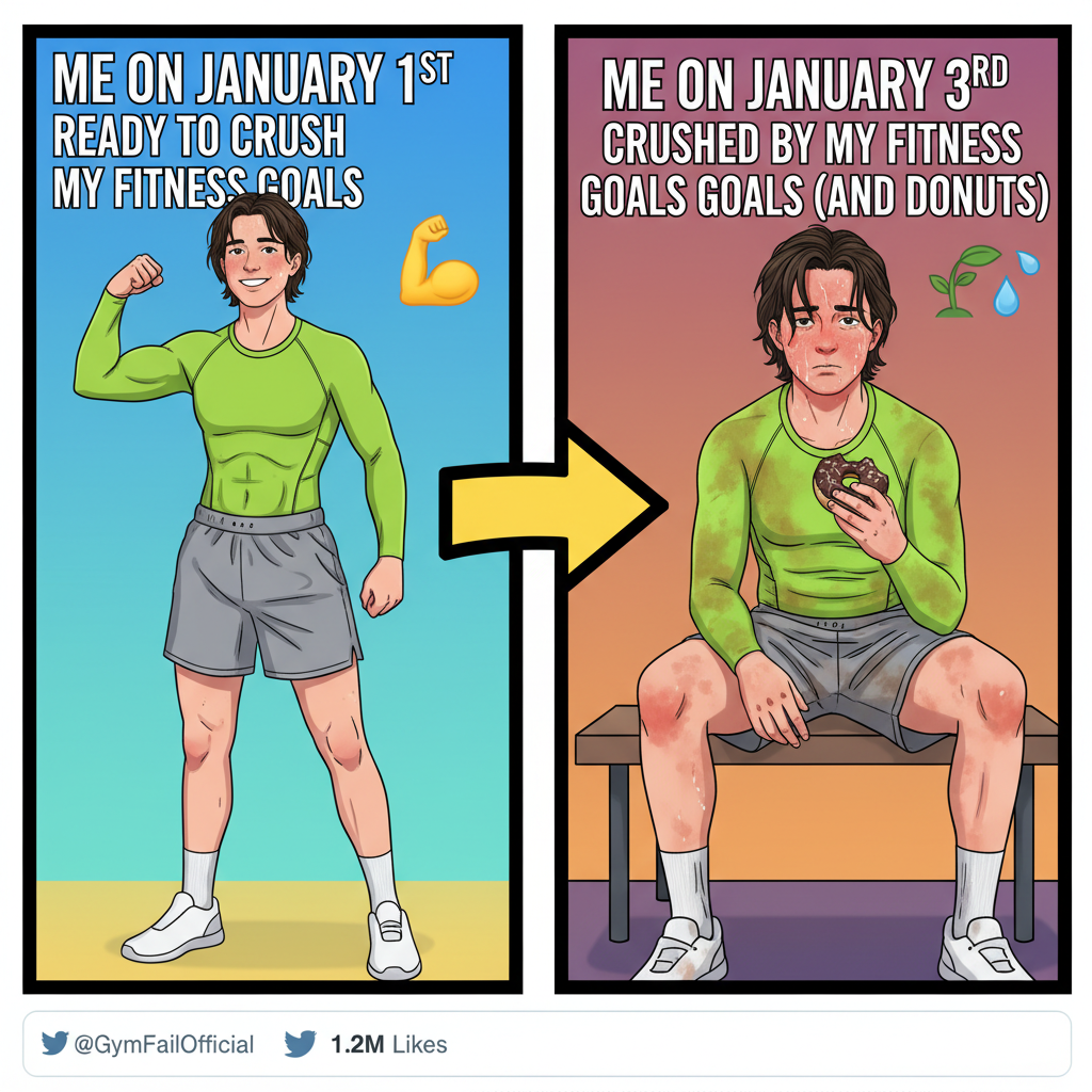 Me at the gym vs. me after the gym. Two different people.