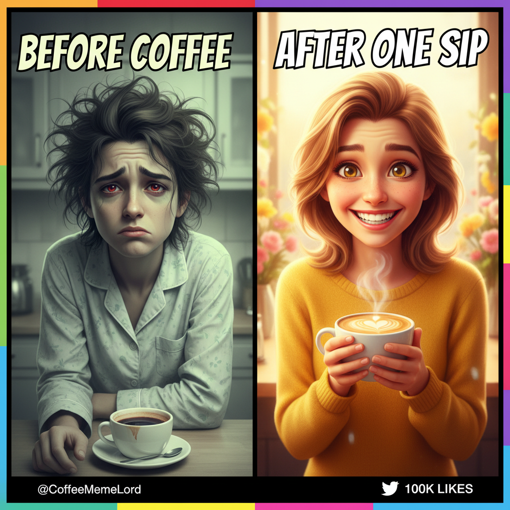My blood type is coffee. My personality is 'don't talk to me before my first cup.'