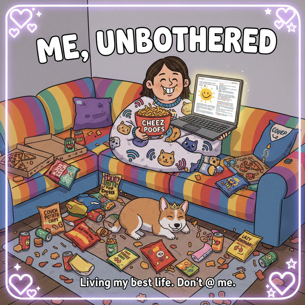 Friday night plans: wild party. Friday night reality: wild party... of one, with snacks and Netflix.