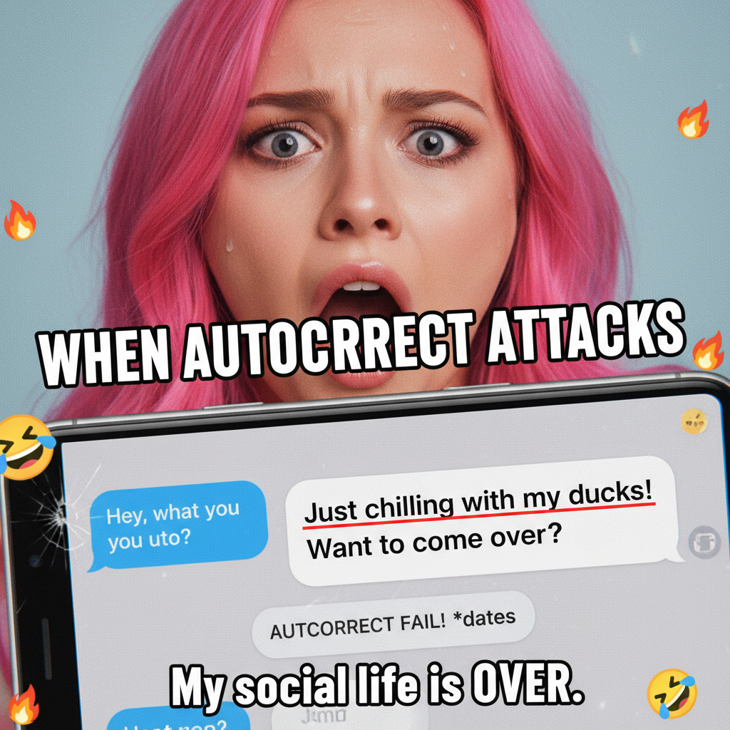 Autocorrect changed 'duck' to 'f***'. My boss now thinks I'm unhinged. Send help.