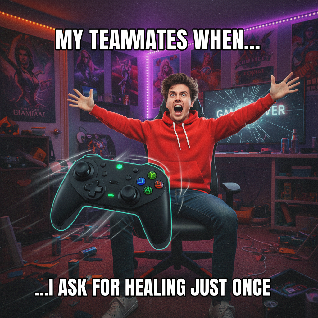 Just lost to a level 1 bot for the 5th time. My controller is now in orbit. Send help.