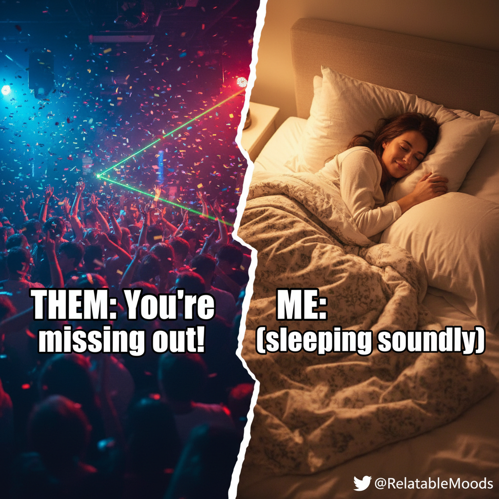 Friday night plans: Clubbing! Friday night reality: Clubbing... my head with a pillow and sleeping.