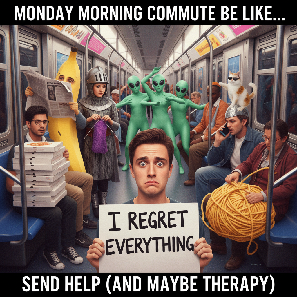 Public transport is just a daily social experiment you didn't sign up for.