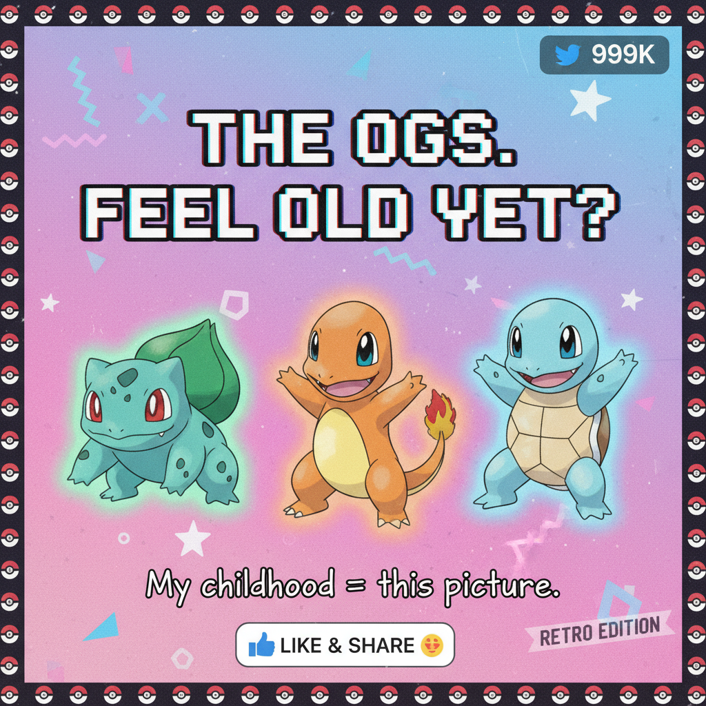 Remember when the biggest decision was which Pokémon starter to pick? Simpler times.