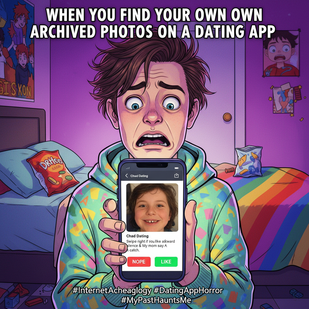 Matched with my ex's mom on a dating app. Send help and wine.