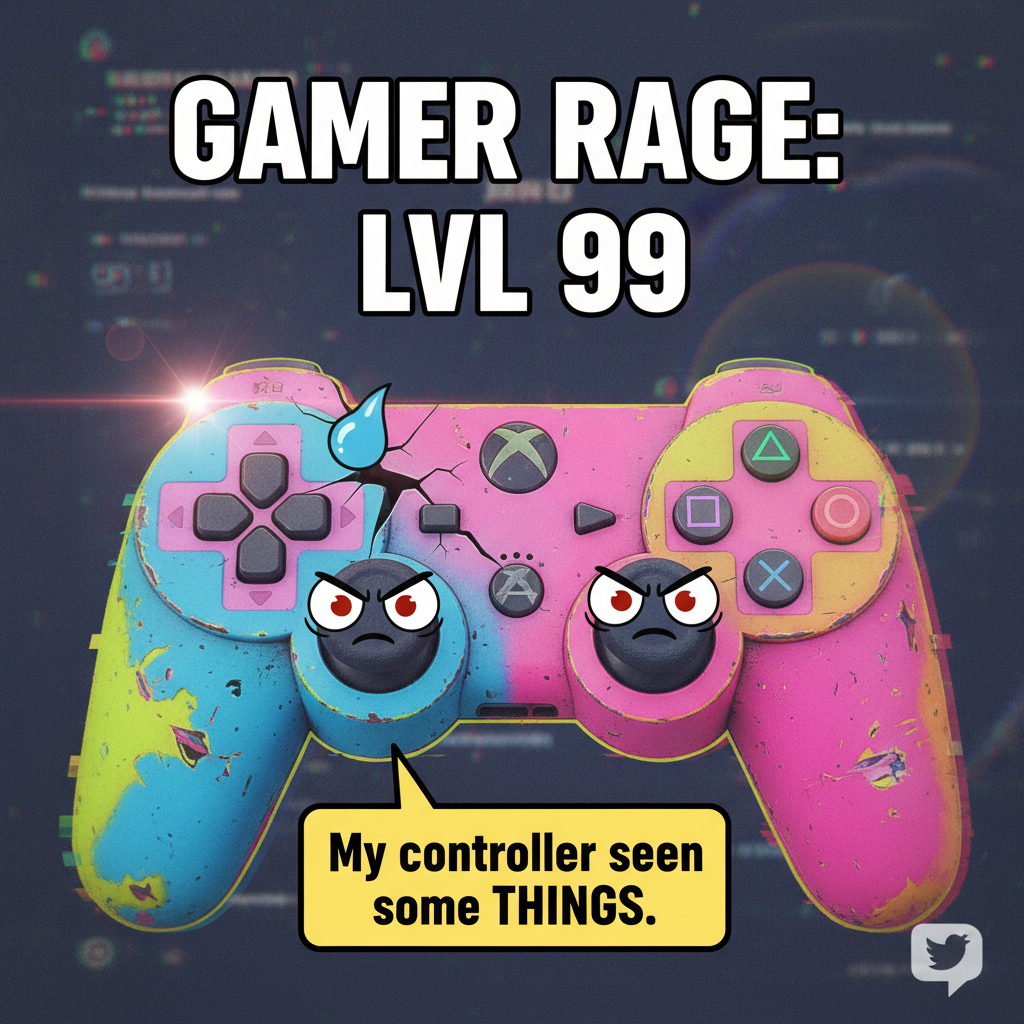 Gaming rage moments: My controller has never done anything wrong, but it's about to.