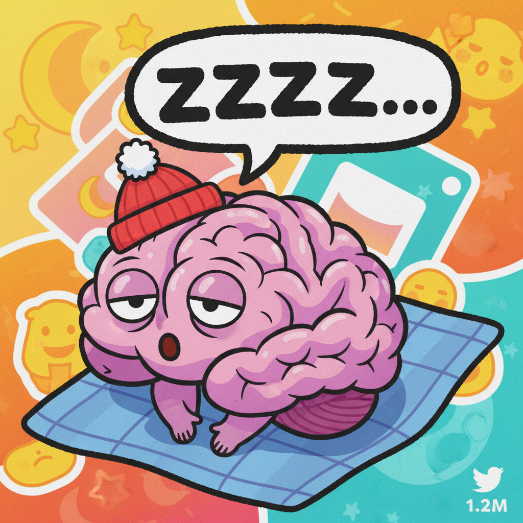 My brain cells during winter: 'Hibernate? Yes. Function? No.'