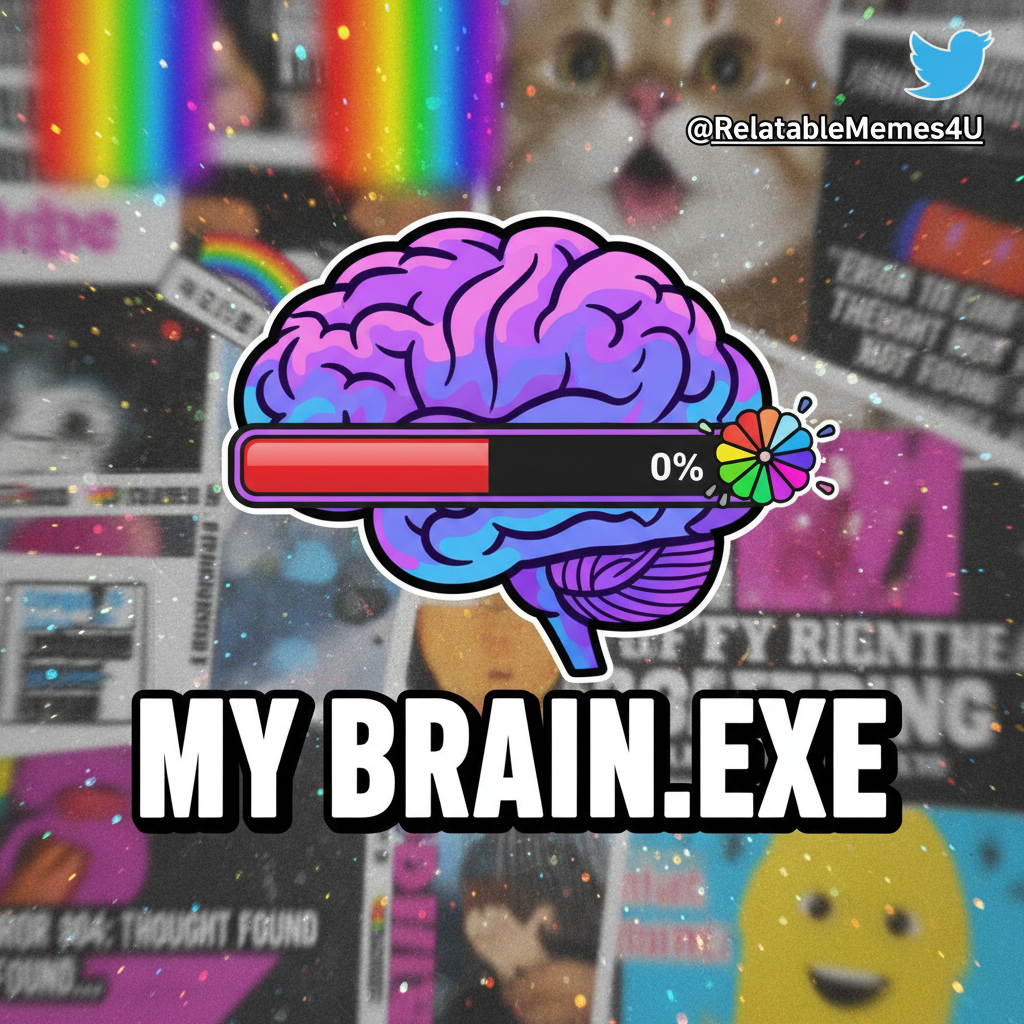 My brain during exam season is just a loading screen with 0% progress.