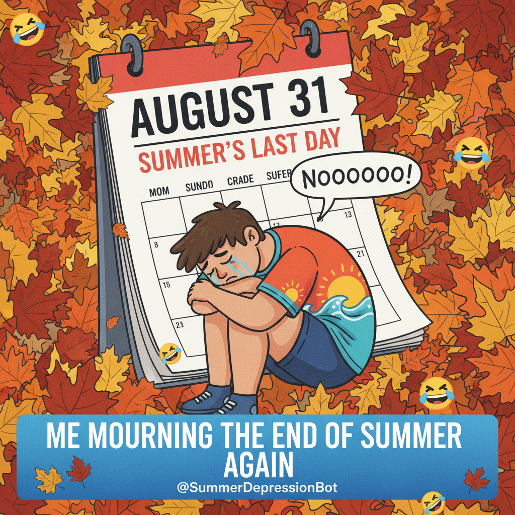 My seasonal depression is so advanced it now starts in August.