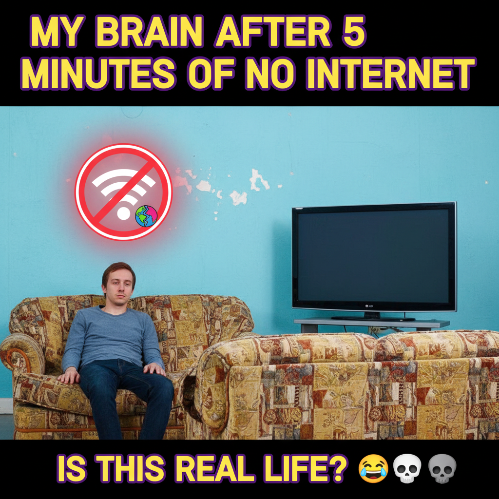 Wifi went out. Guess I'll just stare at the wall and question all my life choices.