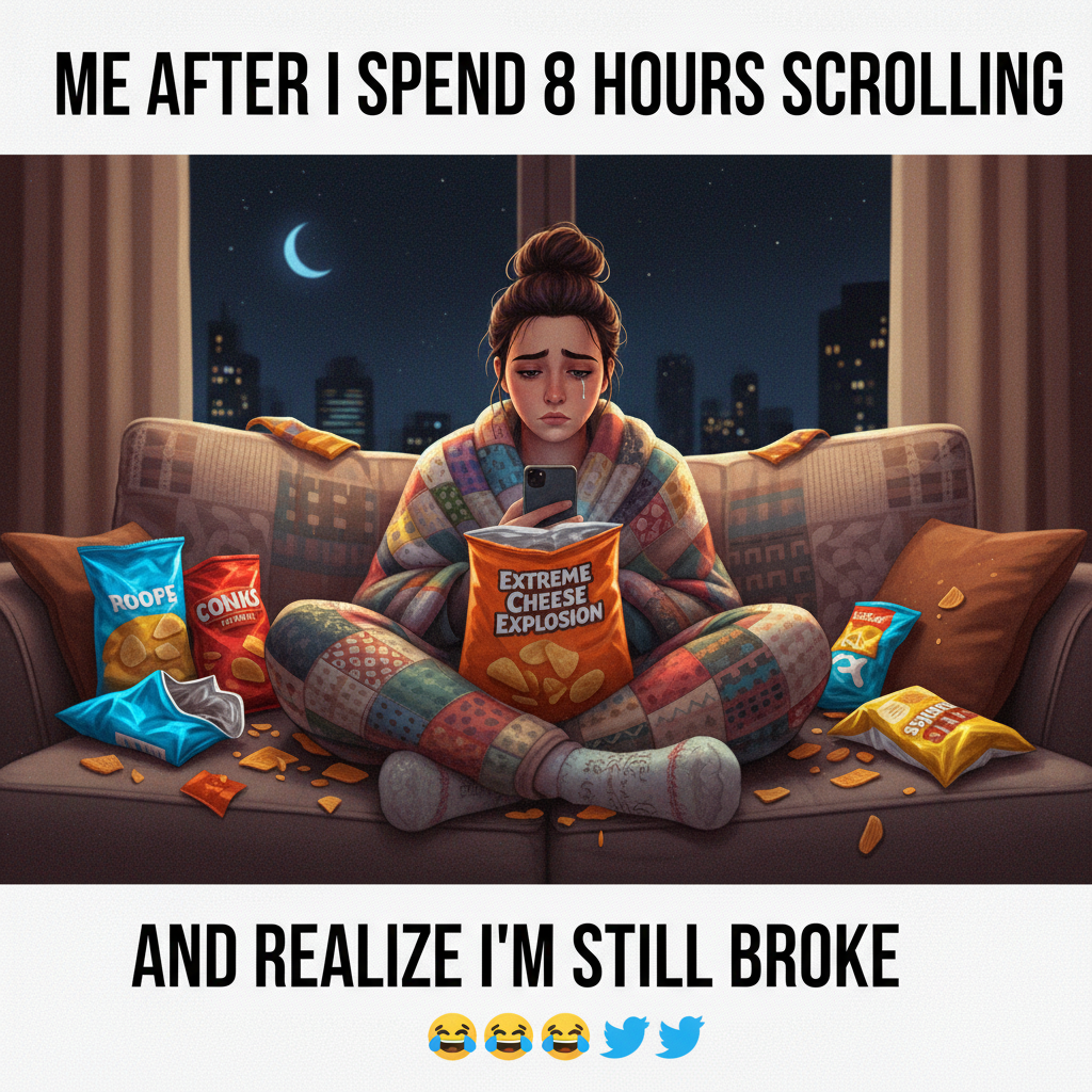 Seasonal depression hitting me like a truck. My only coping mechanism is snacks.