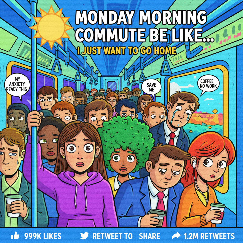Public transport is just a social experiment to see how many people can fit in one sardine can.