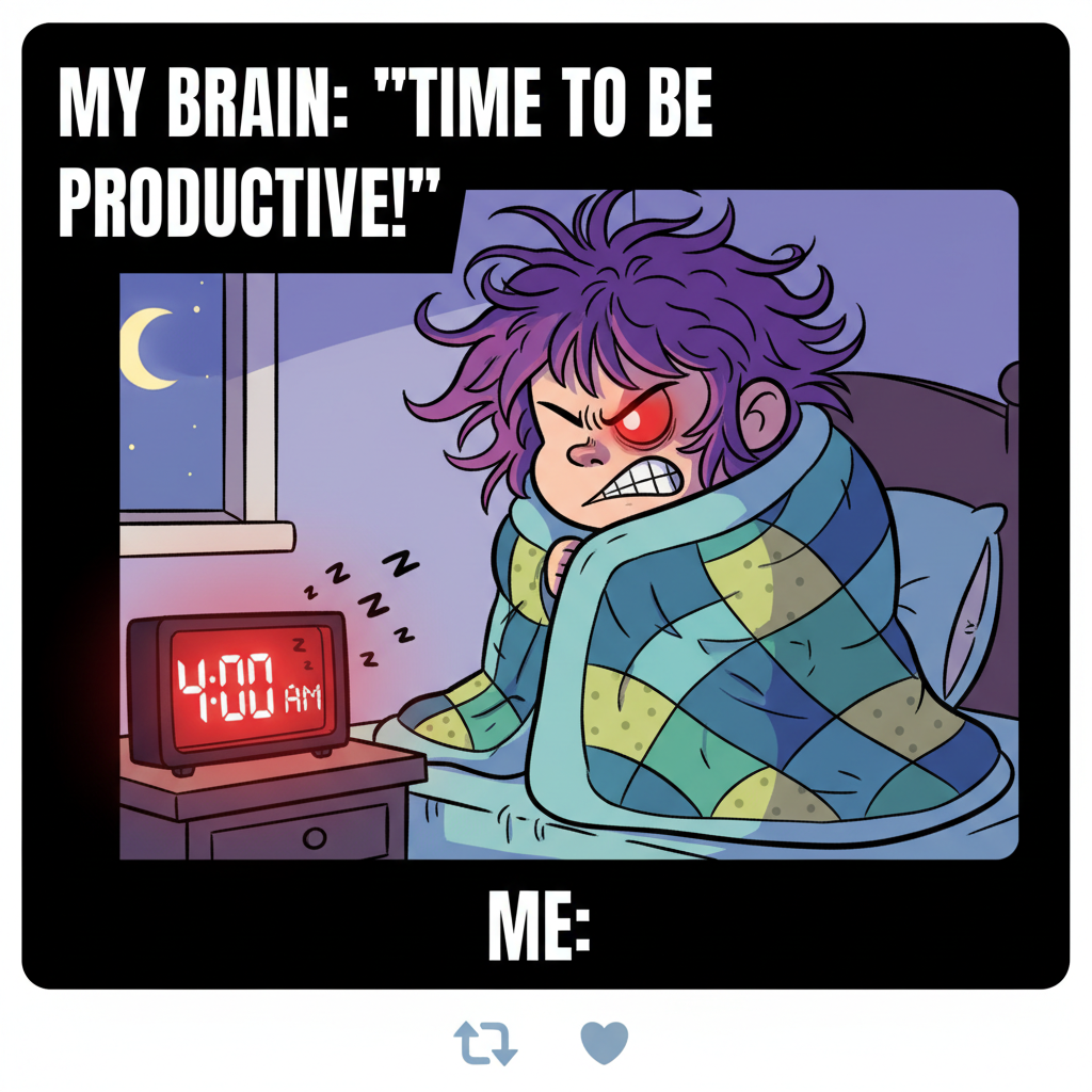 My alarm on Monday morning: 'Good morning!' Me: 'No.'