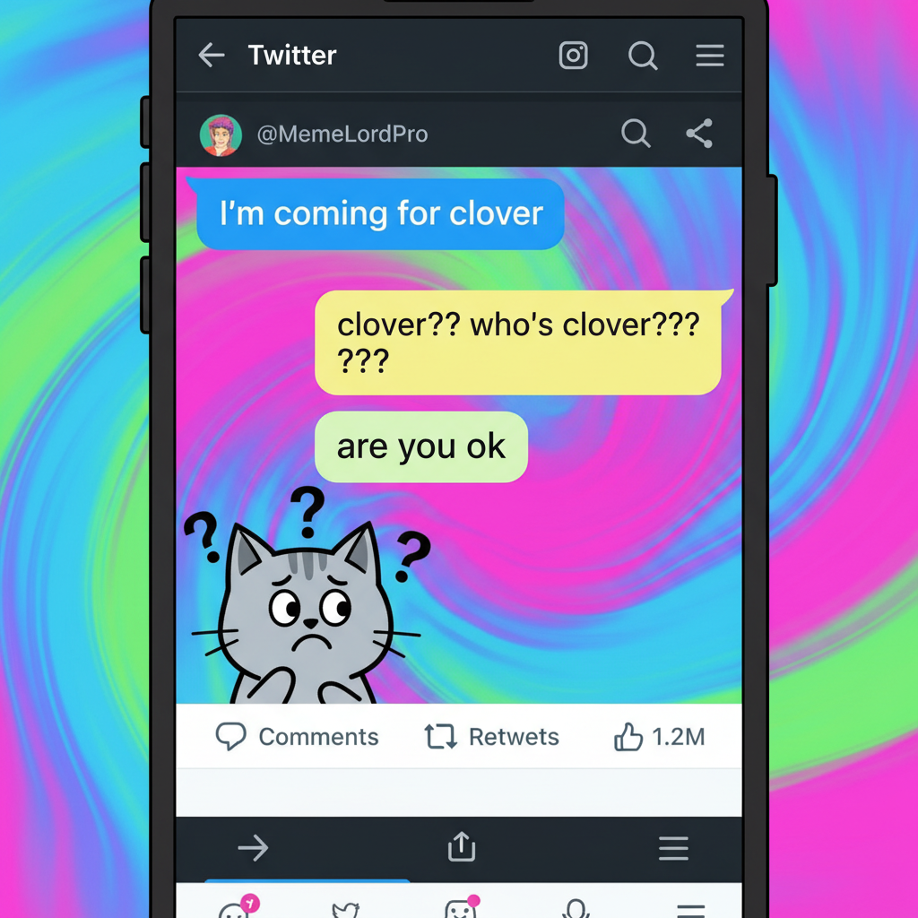 Autocorrect changed 'I'm coming over' to 'I'm coming for clover.' My date is confused.