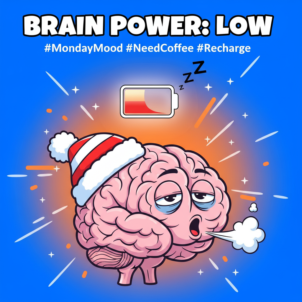 My brain cells hibernating until spring. Currently running on 1% battery and pure spite.