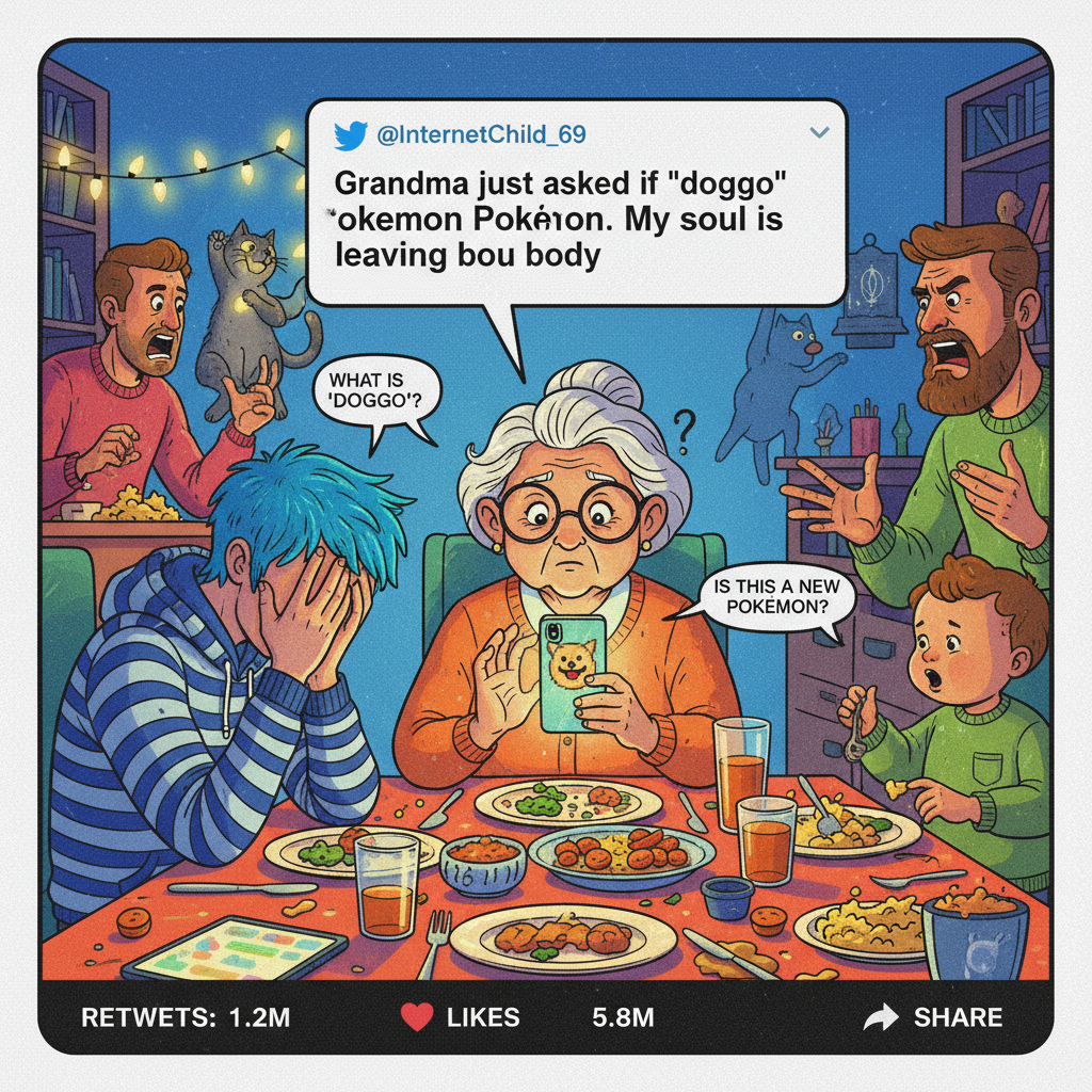Grandma just asked if my 'phone has the Facebook'. Holiday chaos is officially ON.