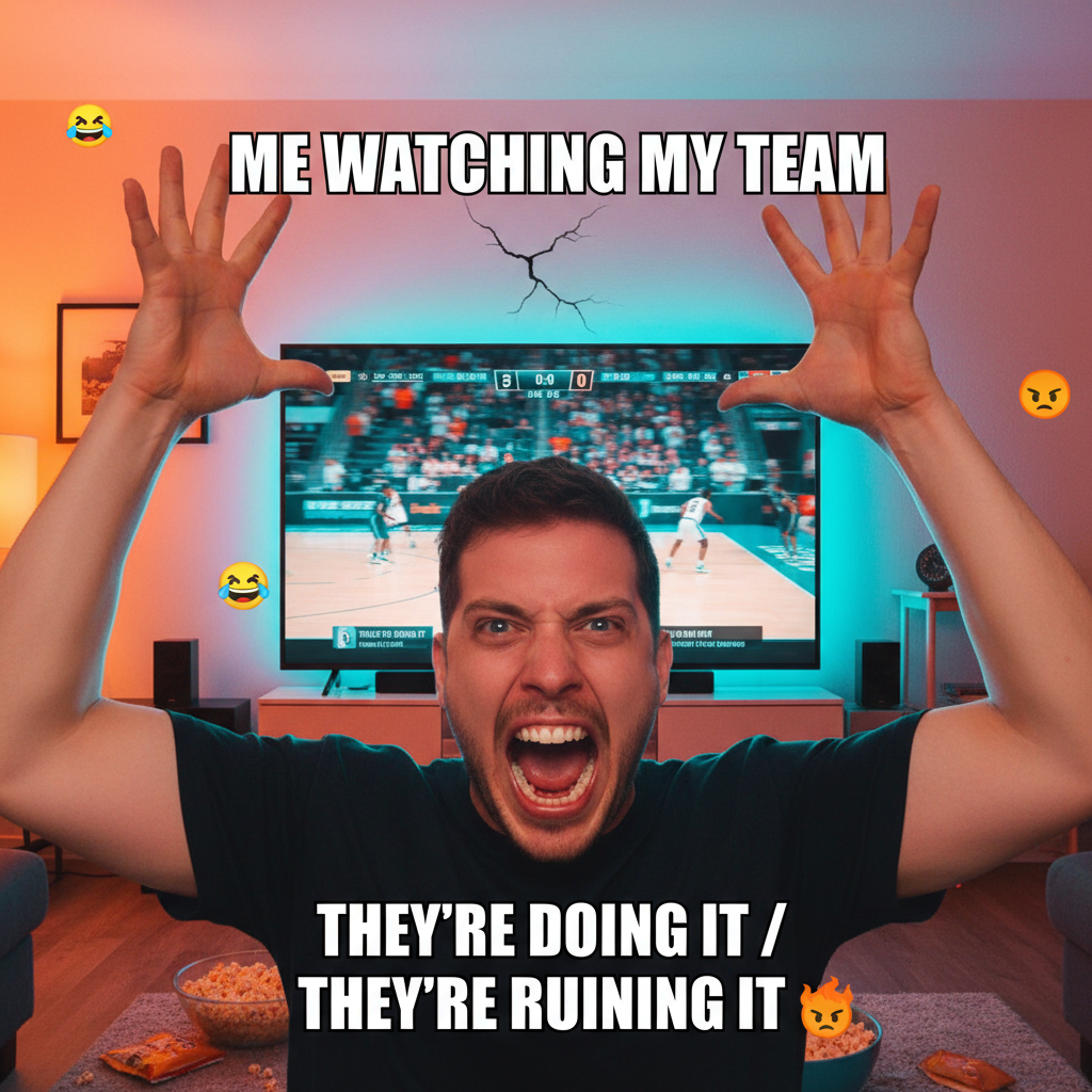 My team scored. My neighbor heard me from 3 blocks away. Pretty sure I broke something.