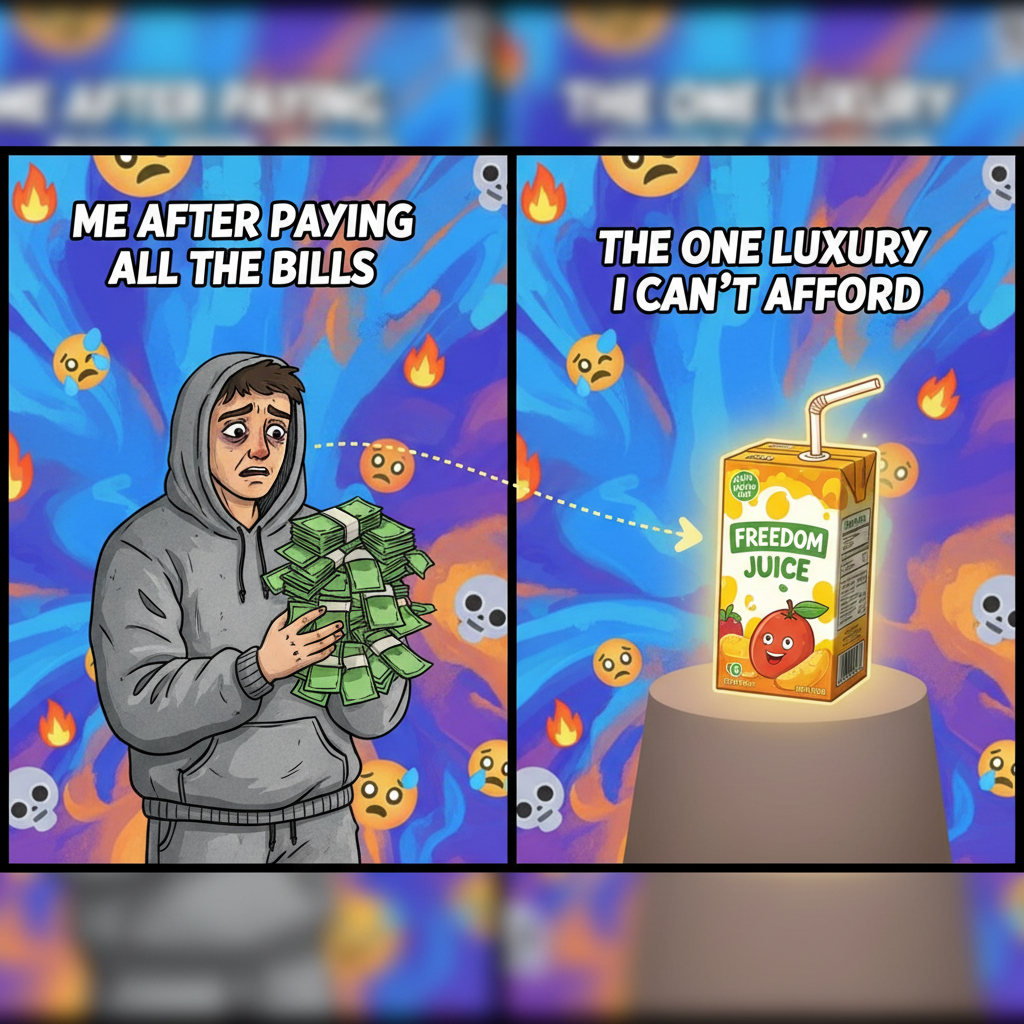 Just paid a bill for... existing. Adulting is a scam. I want my juice box back.