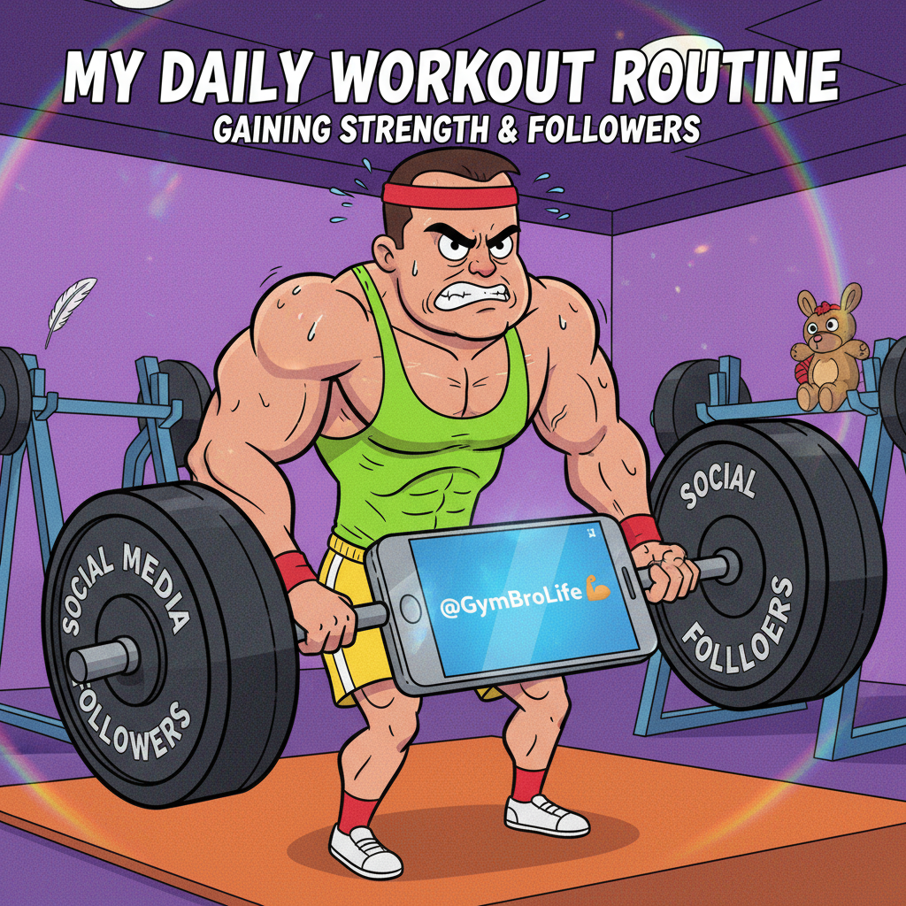 Just saw someone at the gym doing bicep curls with their phone. Peak performance achieved.