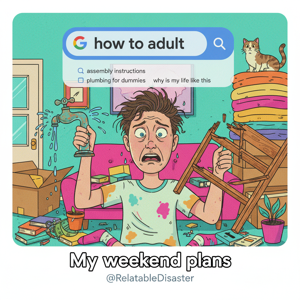 Adulting is just Googling 'how to fix [basic household item]' every other day. #SendHelp