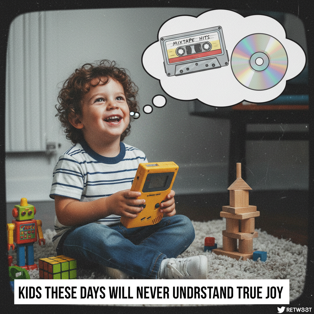 Hearing that one song from your childhood and suddenly you're 8 again. The good old days!