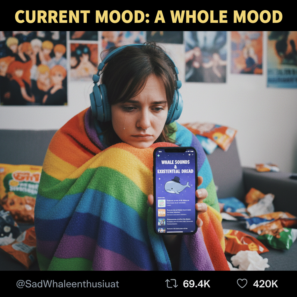 My seasonal depression has its own Spotify playlist. It's mostly just whale sounds.