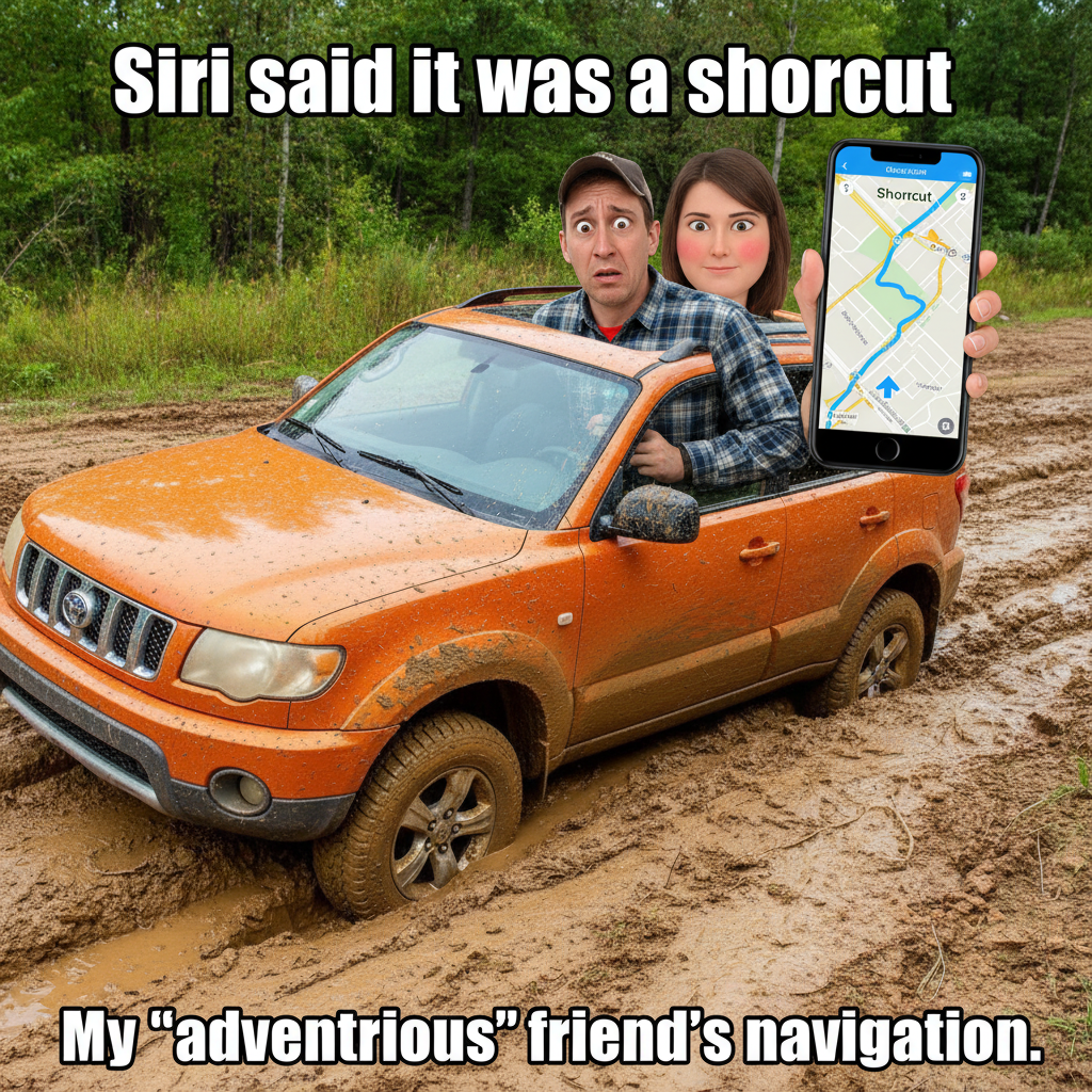 Road trip rule #1: Never trust the person who says 'I know a shortcut.'