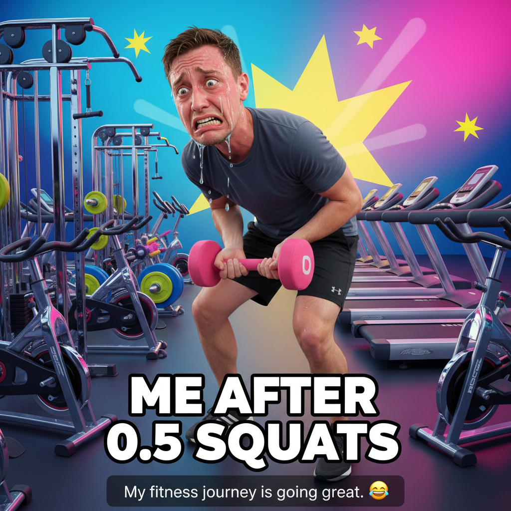 Went to the gym, did one squat, now I'm questioning all my life choices. Send ibuprofen.