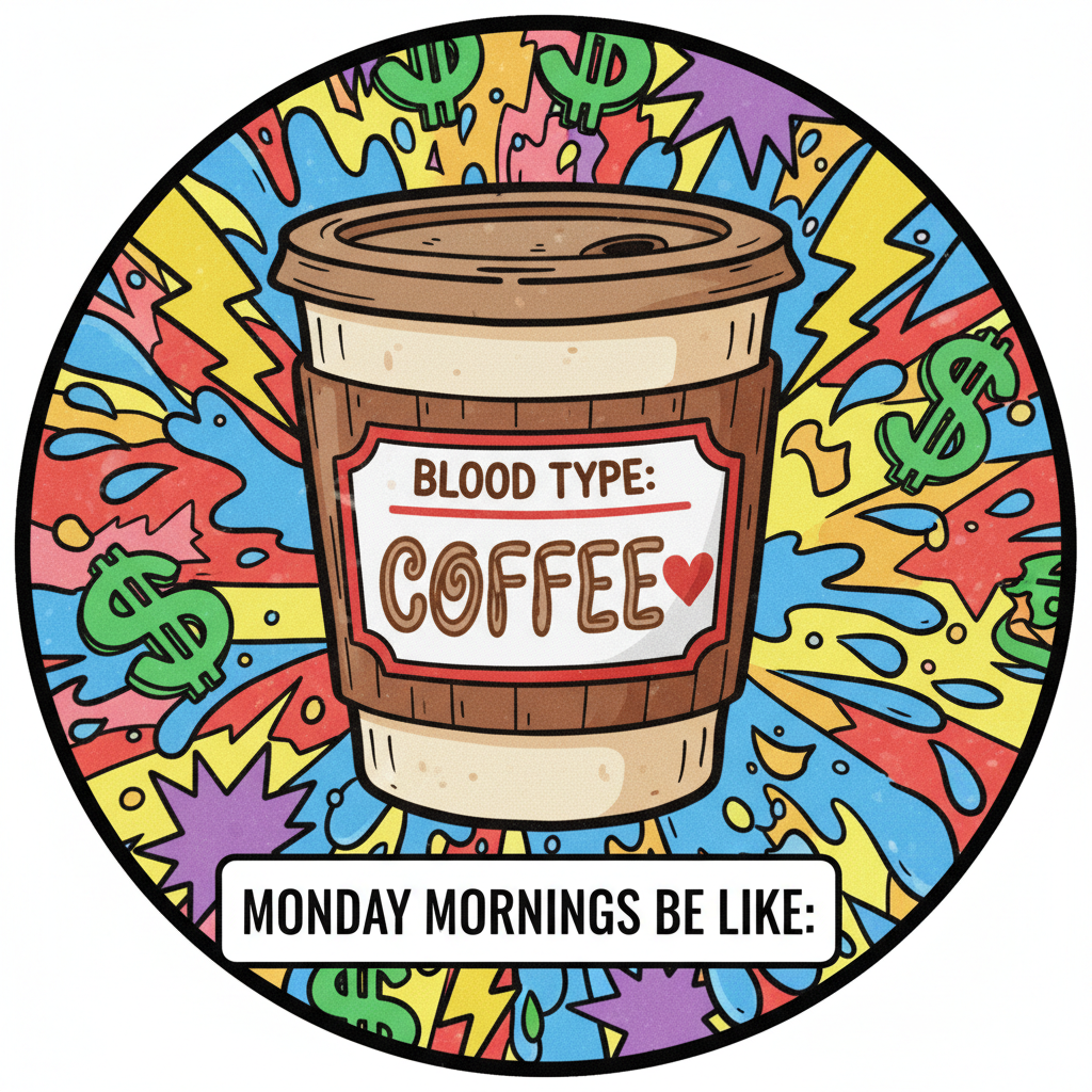 My blood type is coffee. My personality is also coffee. #CoffeeAddict