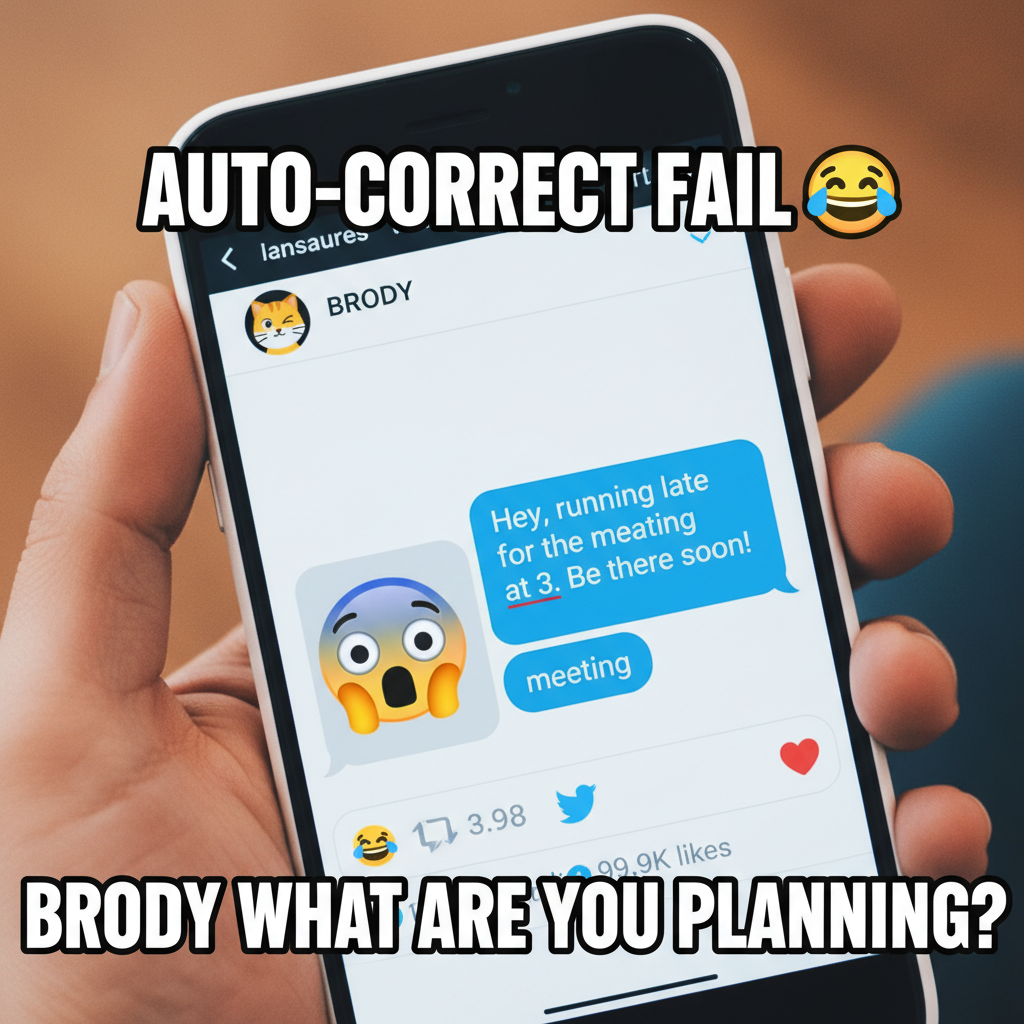 Autocorrect changed 'meeting' to 'meating'. My boss is now very confused. 🥩