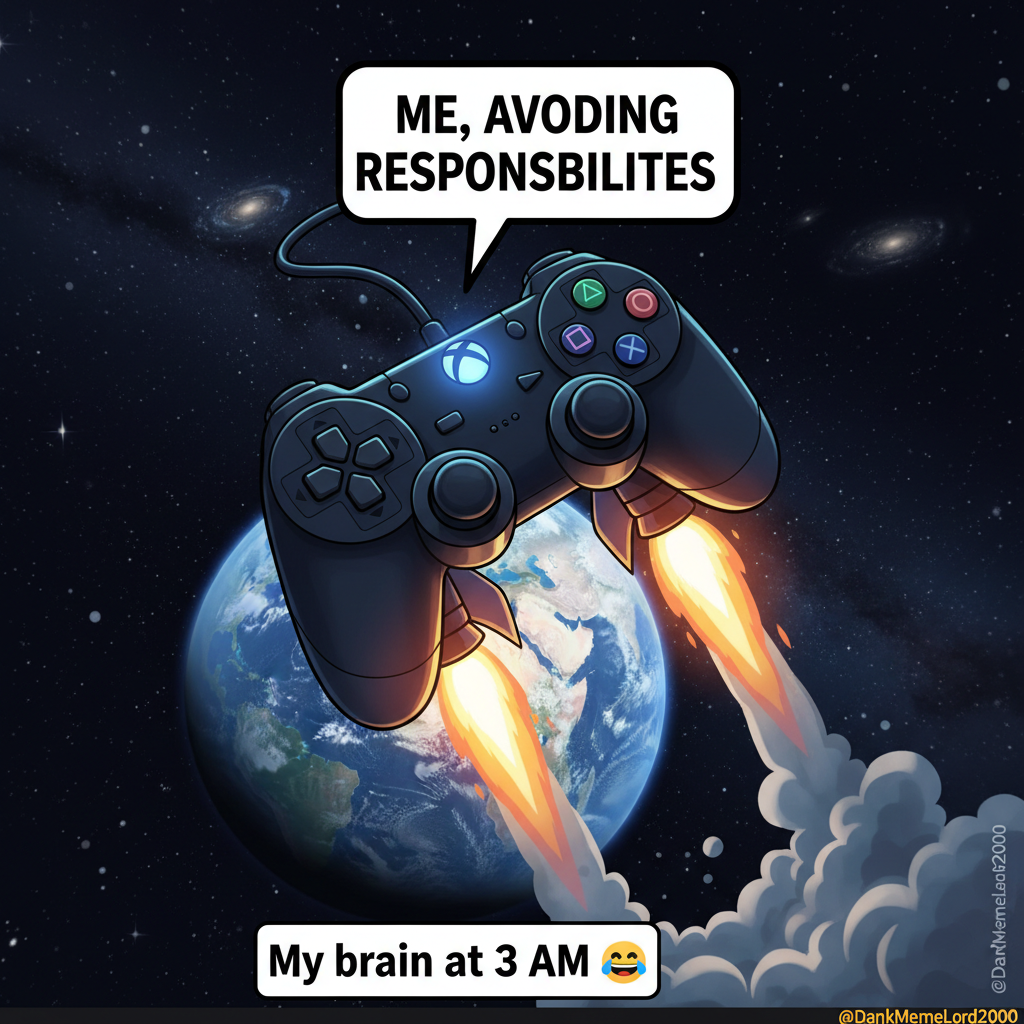 Lost to a noob, controller is now in orbit. Send help.