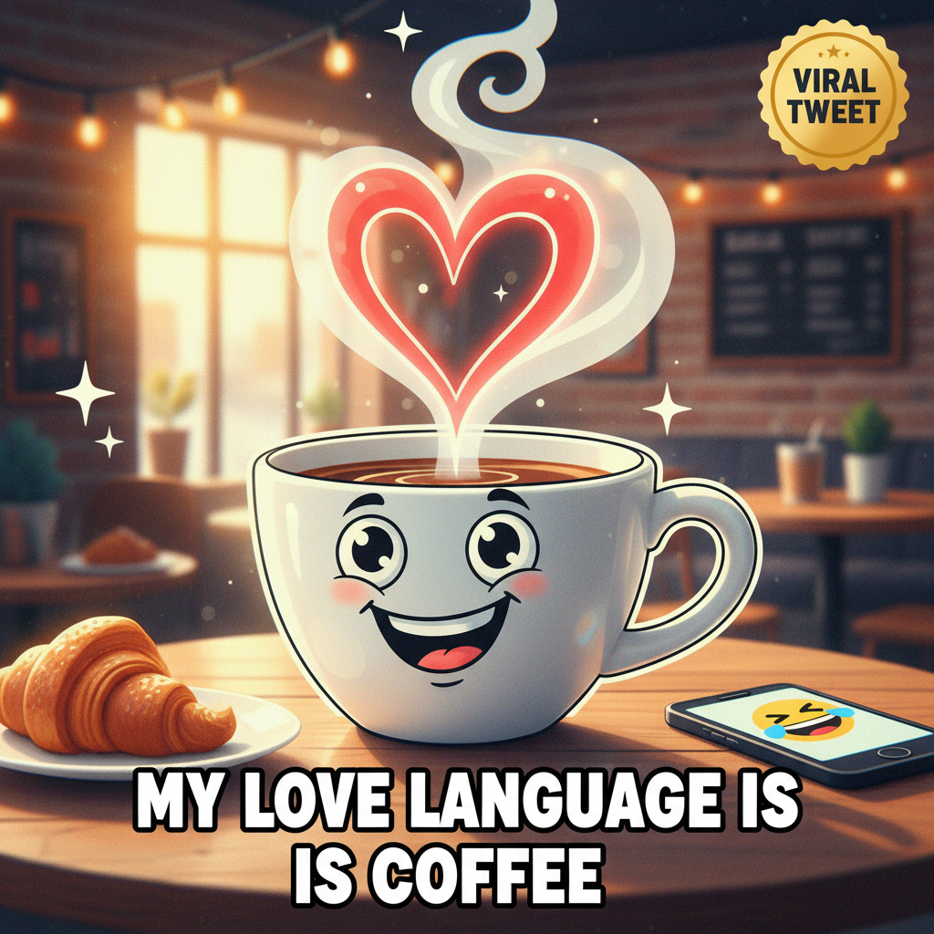 My blood type is coffee. My love language is caffeine. ☕❤️ #CoffeeAddict