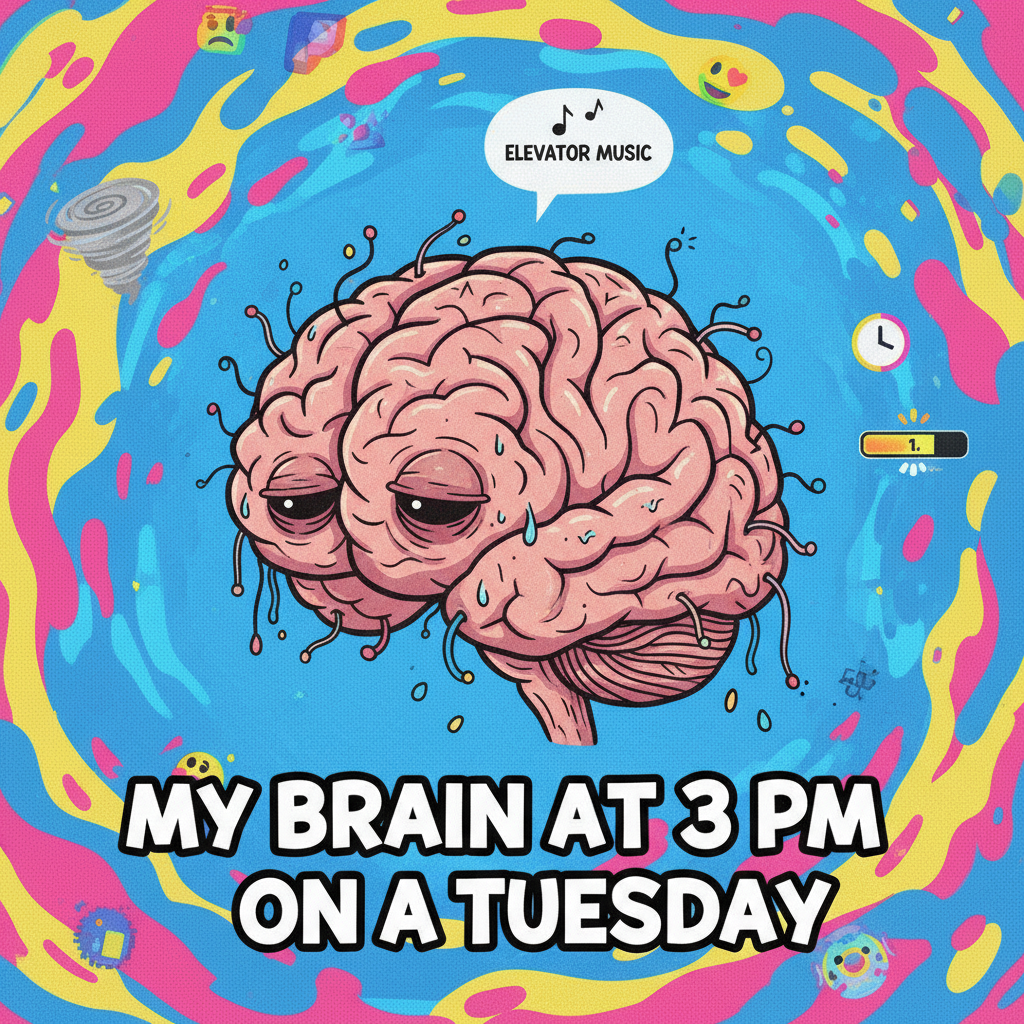 My brain cells during exam season: *elevator music* 🧠📉