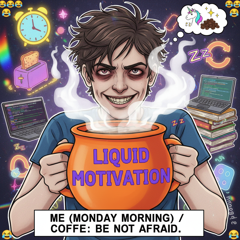 My blood type is coffee. My personality is also coffee. Send help (or more coffee).