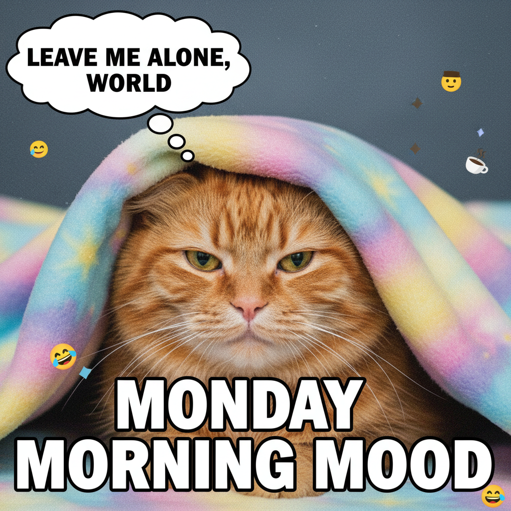 Monday morning mood: I need 6 more business days of sleep.