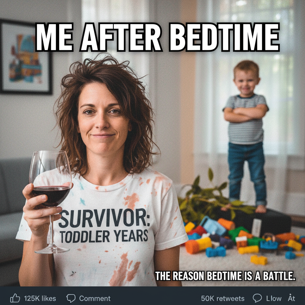 Just told my kid 'because I said so.' Peak parenting achieved. Send wine.