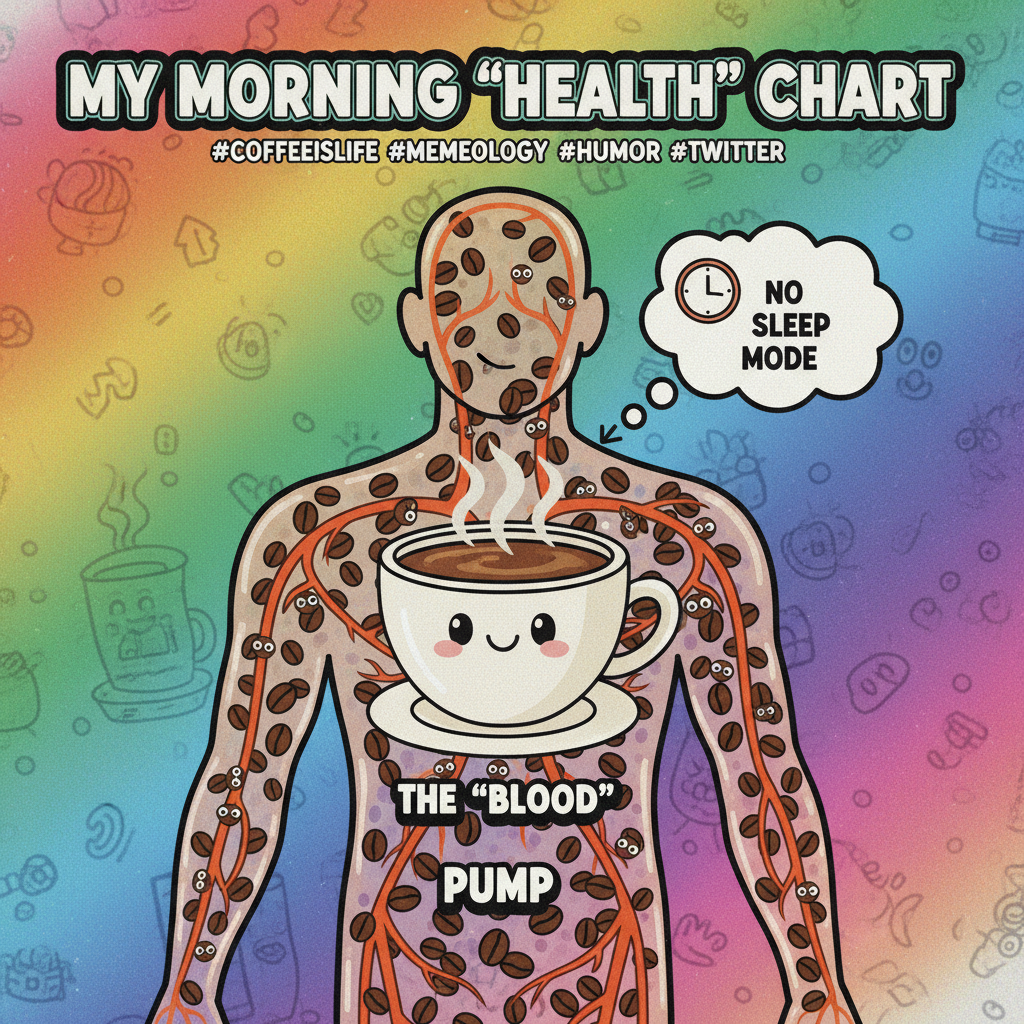 My blood type is coffee. My personality is also coffee. Send help (or more coffee).