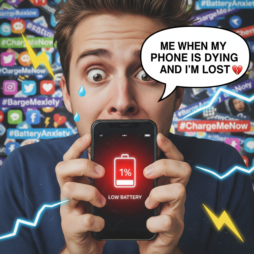 My phone battery is at 10% and I'm having a full-blown existential crisis. Send charger.