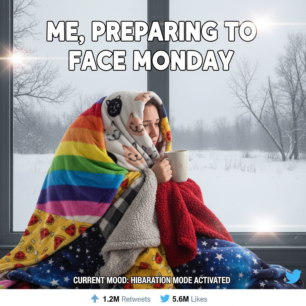 My seasonal depression just got its winter coat. Send blankets and vitamin D.