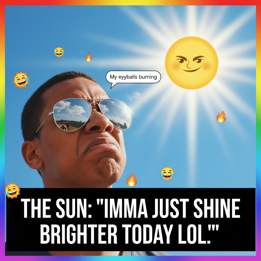 It's 70 degrees and sunny. Someone just complained it's 'too bright.' We need a new planet.