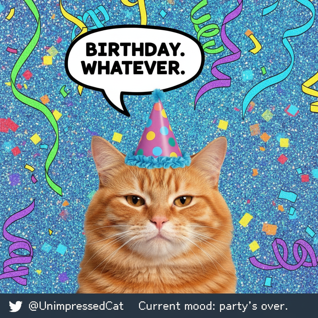 My New Year's resolution was to save money. It's January 3rd and I just bought a tiny hat for my cat.