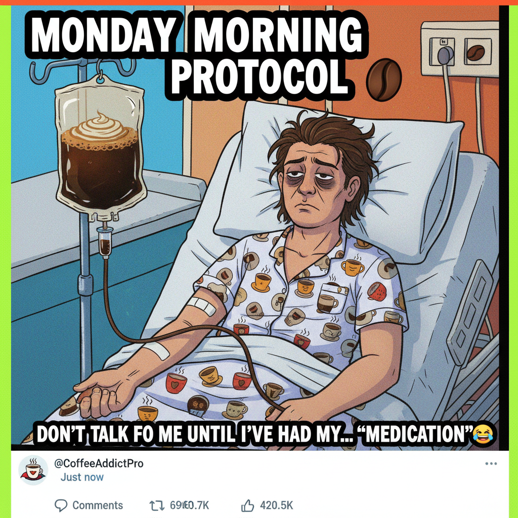 My blood type is coffee. Is that normal?