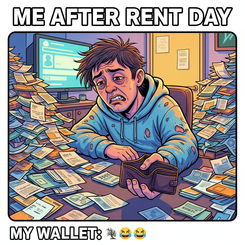 Just paid my bills. Now accepting applications for a sugar parent or a nap.