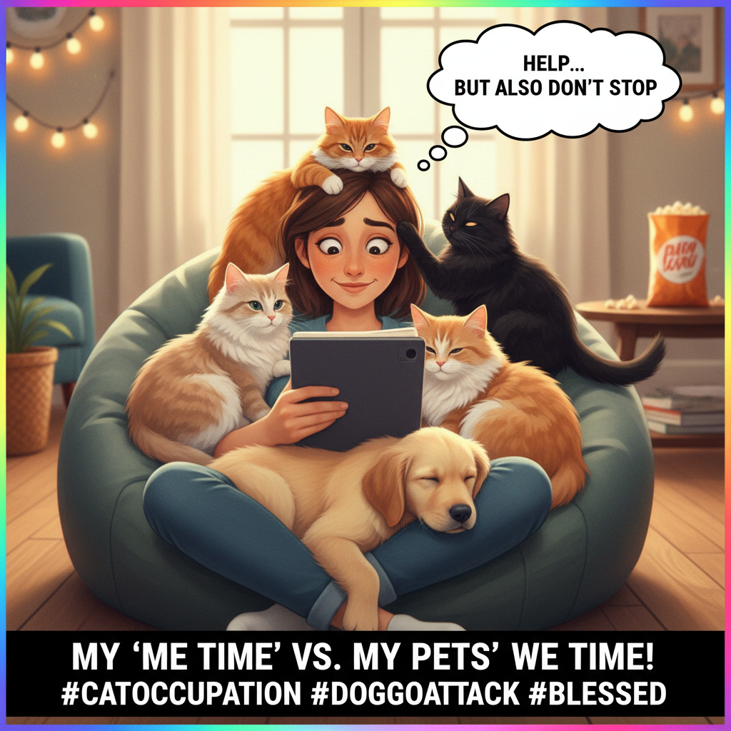 My pet thinks 'personal space' is a myth. Can confirm.
